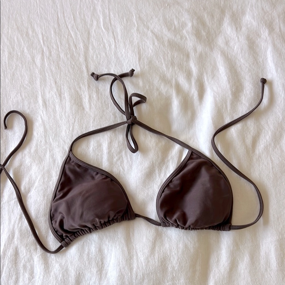 BODY GLOVE | Classic Brown Triangle Bikini Top